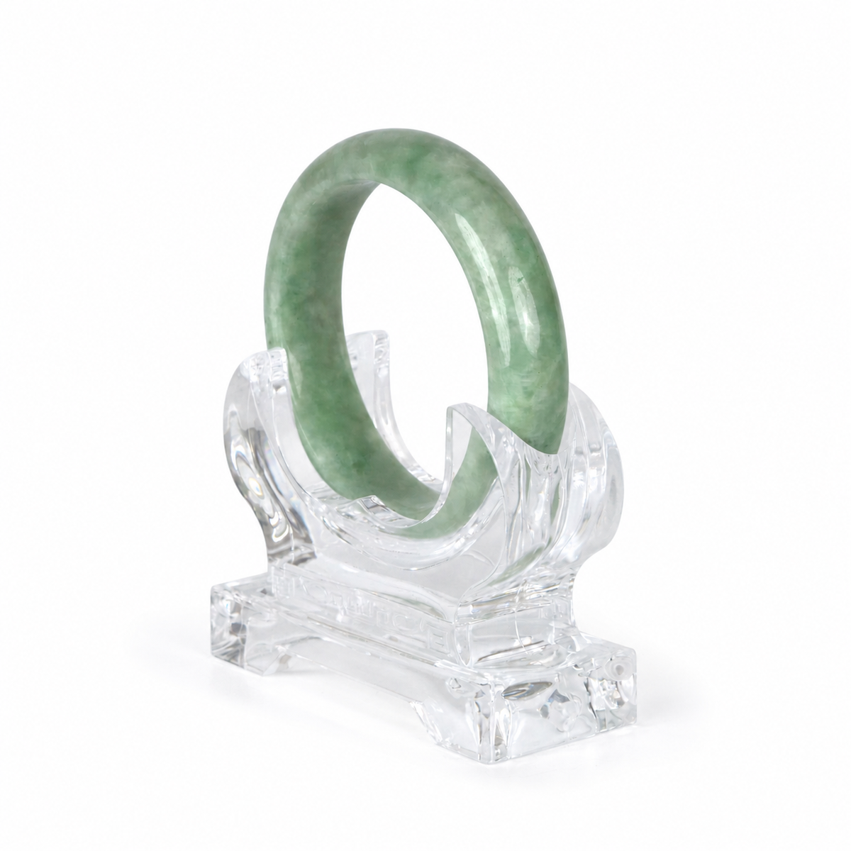 Light Green Jadeite Bangle, view 3