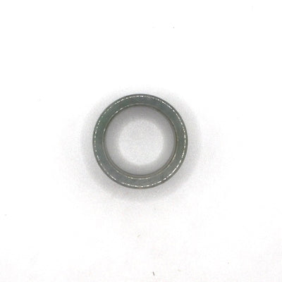 White Jade Tube Ring (Size 9)