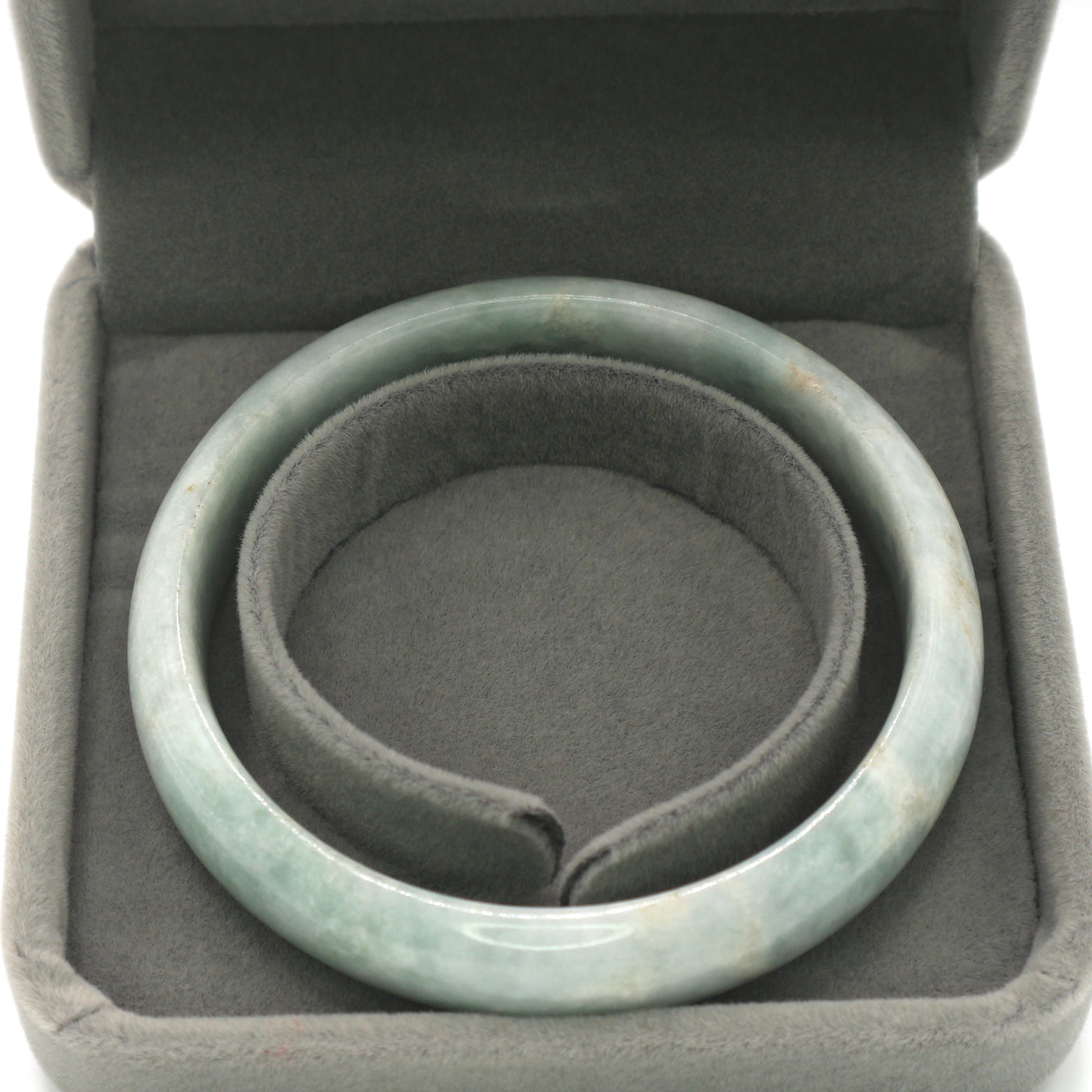 Light Green Jade Bangle Bracelet