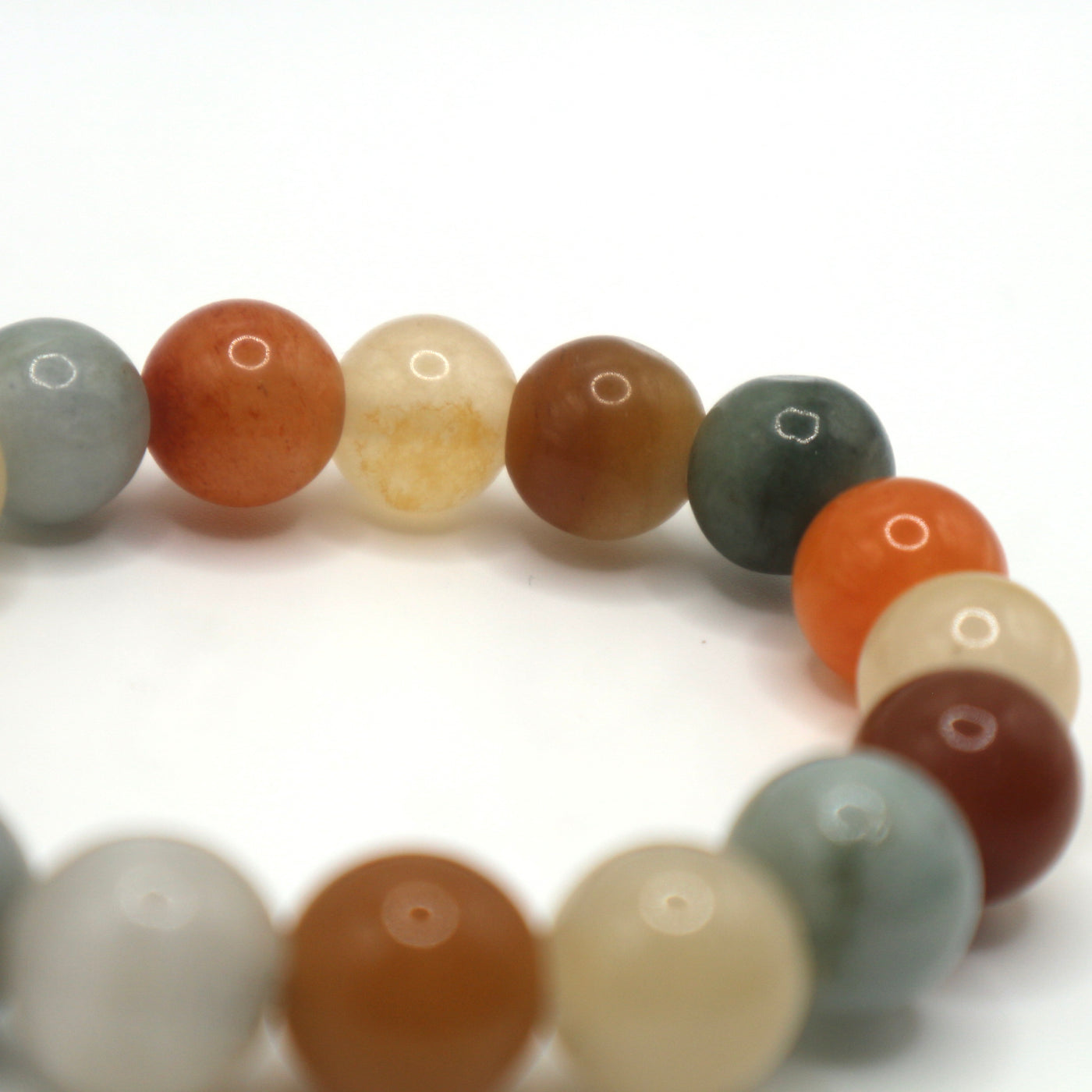 Multi-colored Jade Bracelet