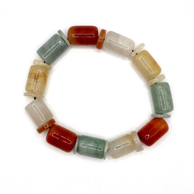 Multi color Jade Bracelet
