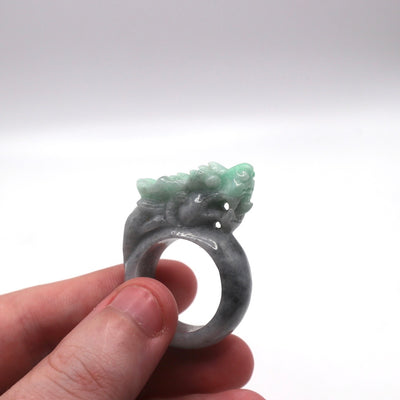 Dragon Shaped Jade Ring