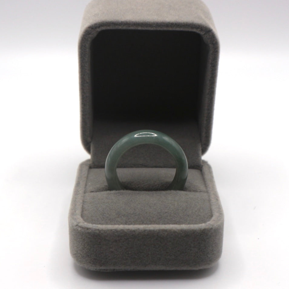 Natural Black Jade Ring