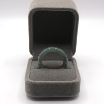 Natural Black Jade Ring