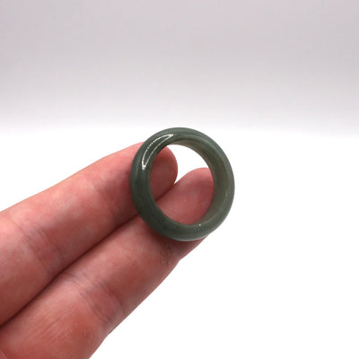 Natural Black Jade Ring