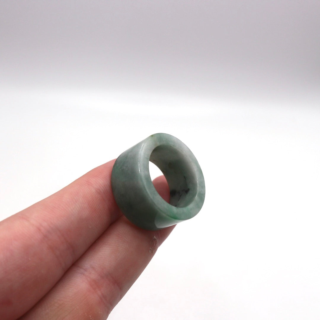 Green Jadeite Jade Ring