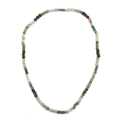 Multi Color Jade Bead Necklace