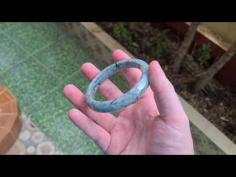 Undyed Jade Bangle